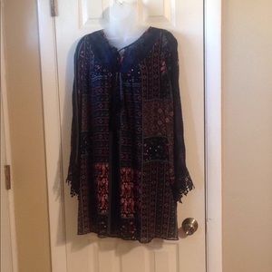 Bow & Arrow boho mini dress Sz: M
